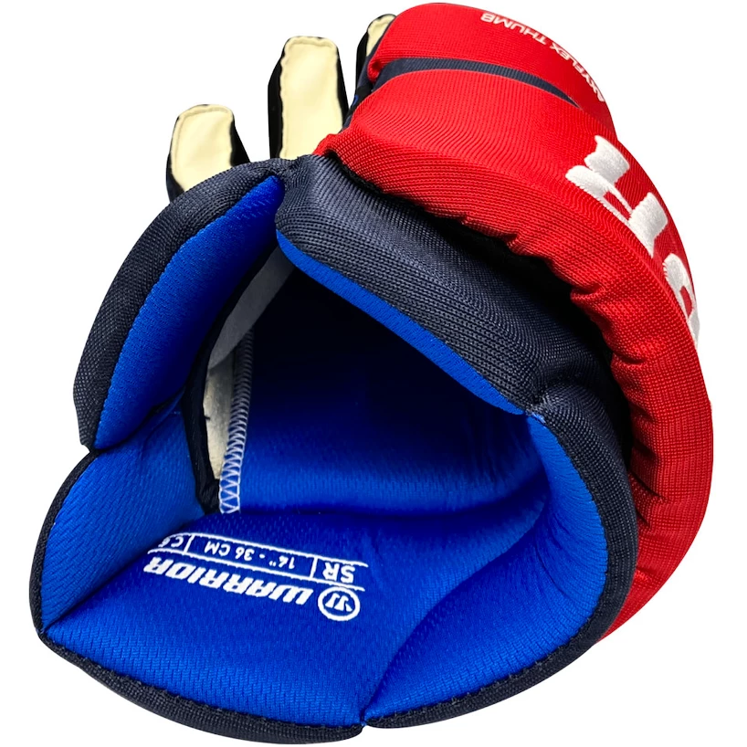 IJshockey handschoenen Warrior Covert QR6 Team Navy/Red Junior