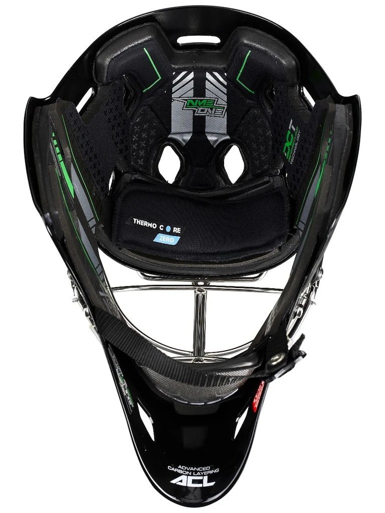 IJshockey masker keeper Bauer  NME ONE GOAL MASK - CAT EYE Black Senior