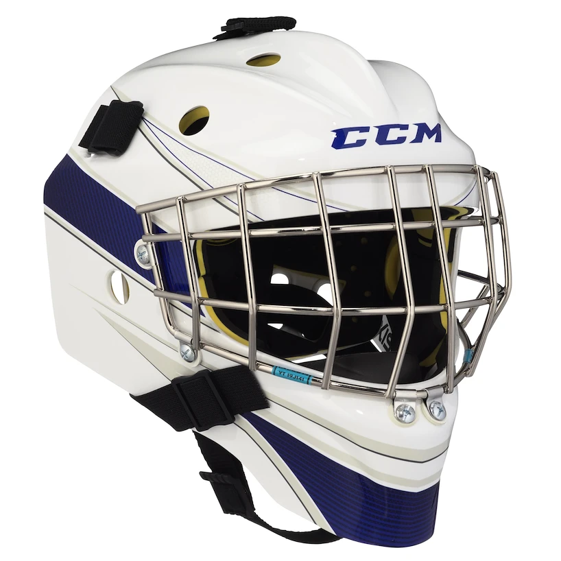 IJshockey masker keeper CCM Axis 1.5 Youth OS (49-54 cm), Wit