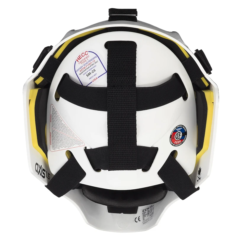 IJshockey masker keeper CCM Axis 1.5 Youth OS (49-54 cm), Wit