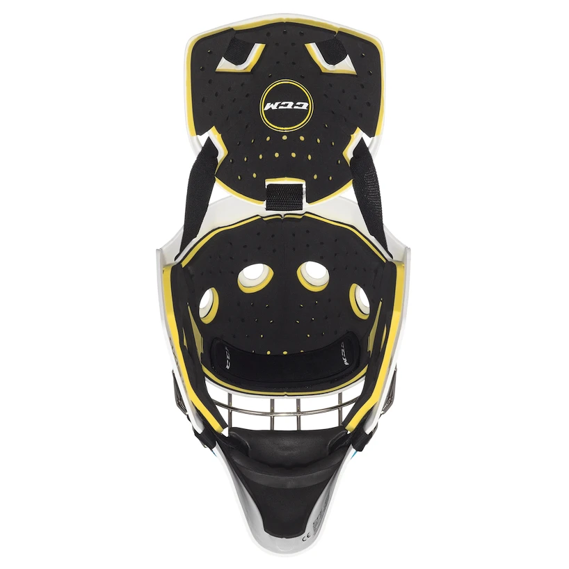 IJshockey masker keeper CCM Axis 1.5 Youth OS (49-54 cm), Wit