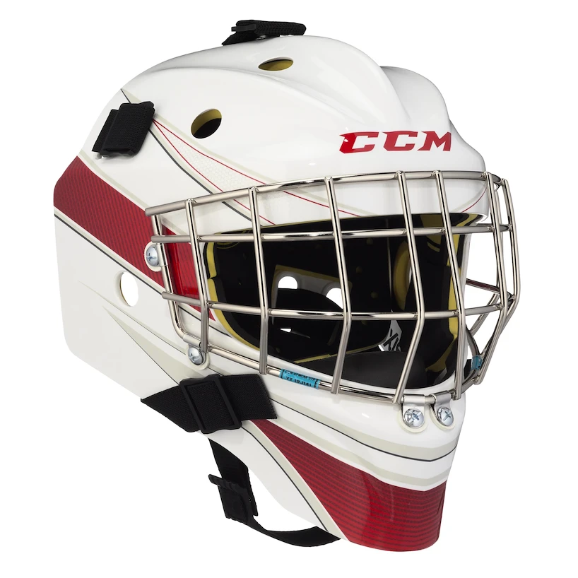 IJshockey masker keeper CCM Axis 1.5 Youth OS (49-54 cm), Wit