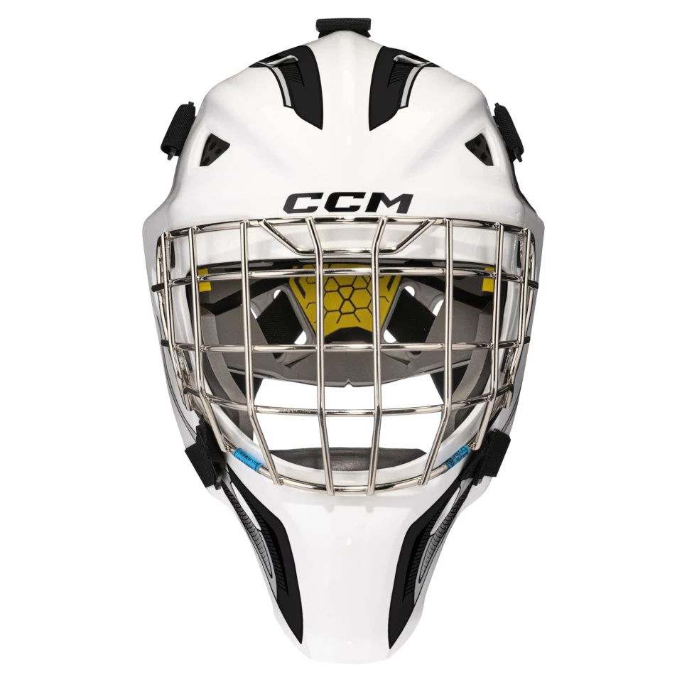 IJshockey masker keeper CCM Axis F5 CCE White/Black Youth