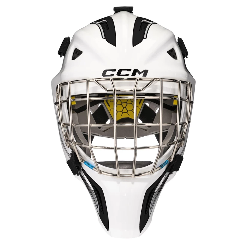 IJshockey masker keeper CCM Axis F5 CCE White/Black Youth