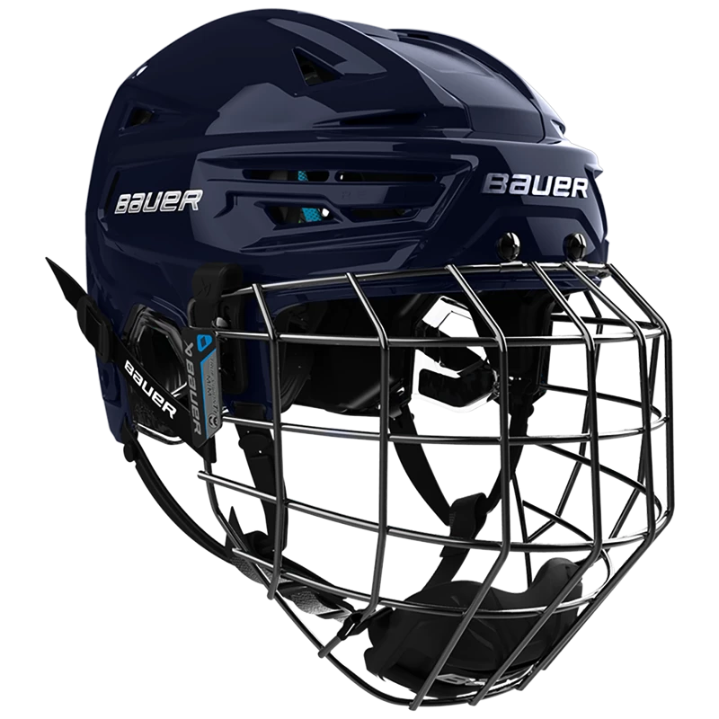 IJshockeyhelm Bauer RE-AKT 155 Combo Navy Senior