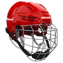 IJshockeyhelm Bauer RE-AKT 55 Combo Red Senior