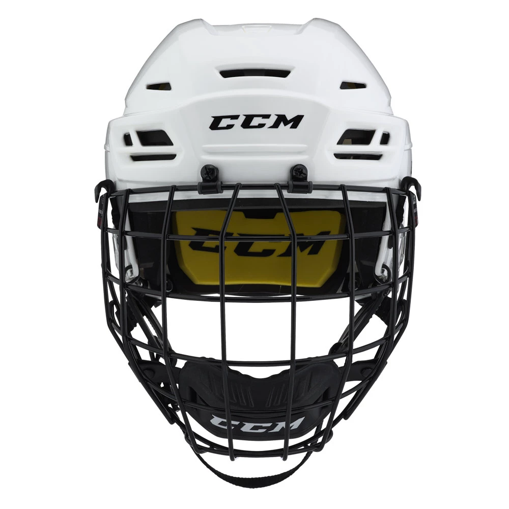 IJshockeyhelm CCM Tacks 210 Combo White Senior