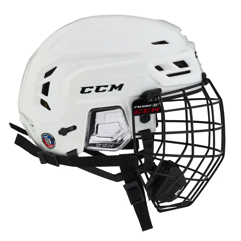 IJshockeyhelm CCM Tacks 210 Combo White Senior