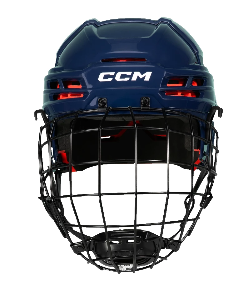 IJshockeyhelm CCM Tacks 70 Combo Navy  Senior