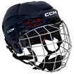 IJshockeyhelm CCM Tacks 70 Combo Navy Youth
