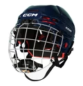 IJshockeyhelm CCM Tacks 70 Combo Navy Youth