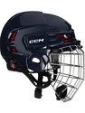 IJshockeyhelm CCM Tacks 70 Combo Navy Youth