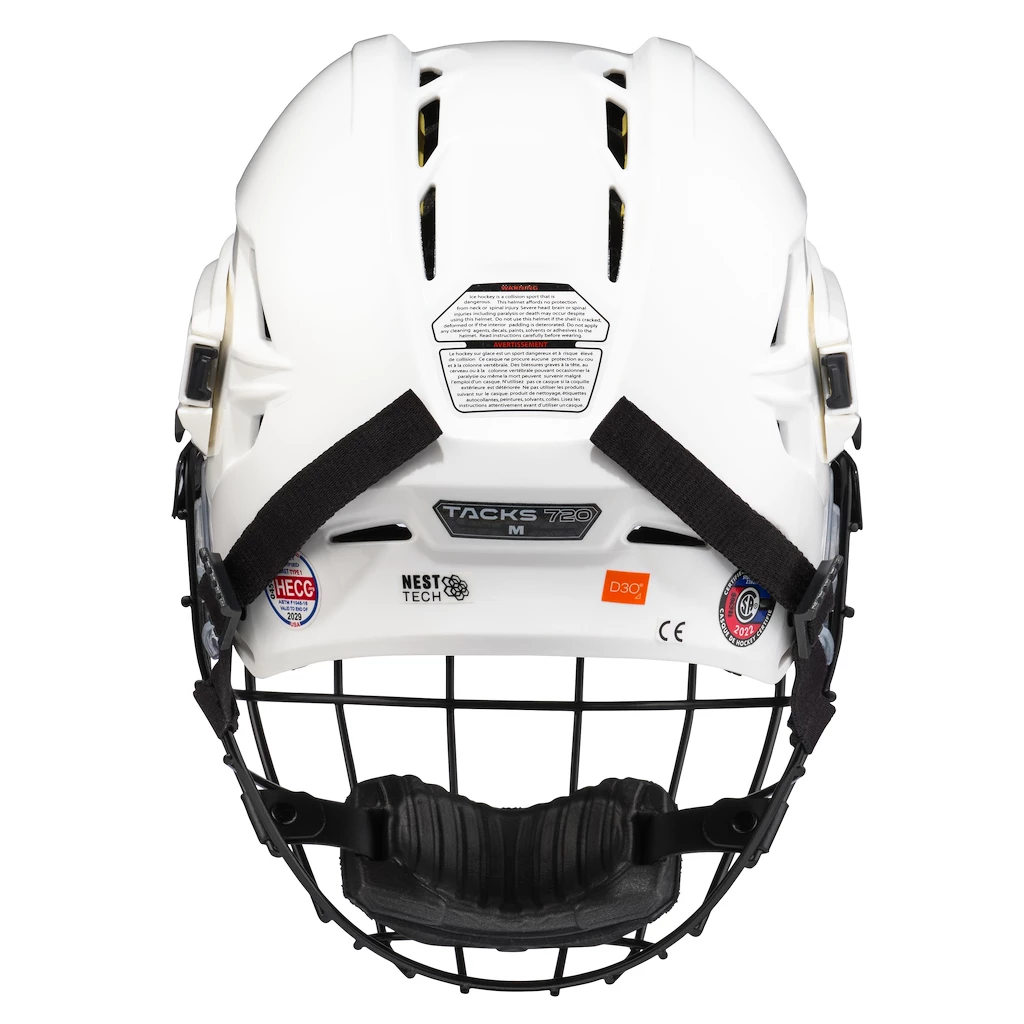 IJshockeyhelm CCM Tacks 720 Combo White Senior