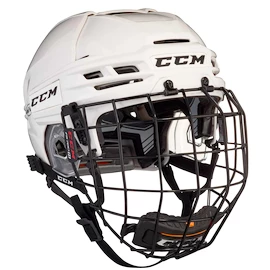 IJshockeyhelm CCM Tacks 910 Combo White Senior