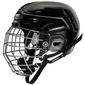 IJshockeyhelm Warrior Alpha One Pro Combo Senior M, Zwart