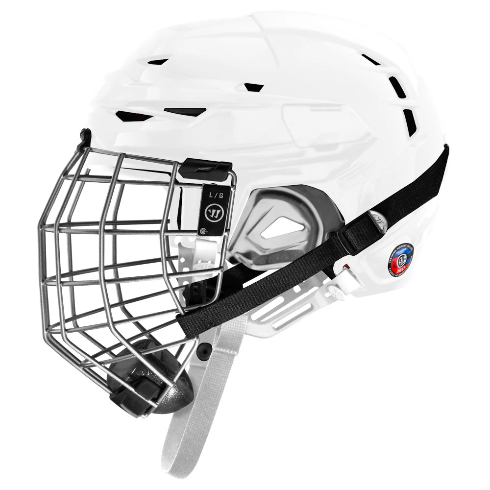 IJshockeyhelm Warrior Covert CF 100 Combo White Senior