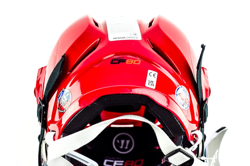 IJshockeyhelm Warrior Covert CF 80 Combo Red Senior L