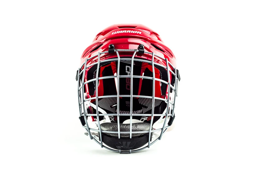 IJshockeyhelm Warrior Covert CF 80 Combo Red Senior L