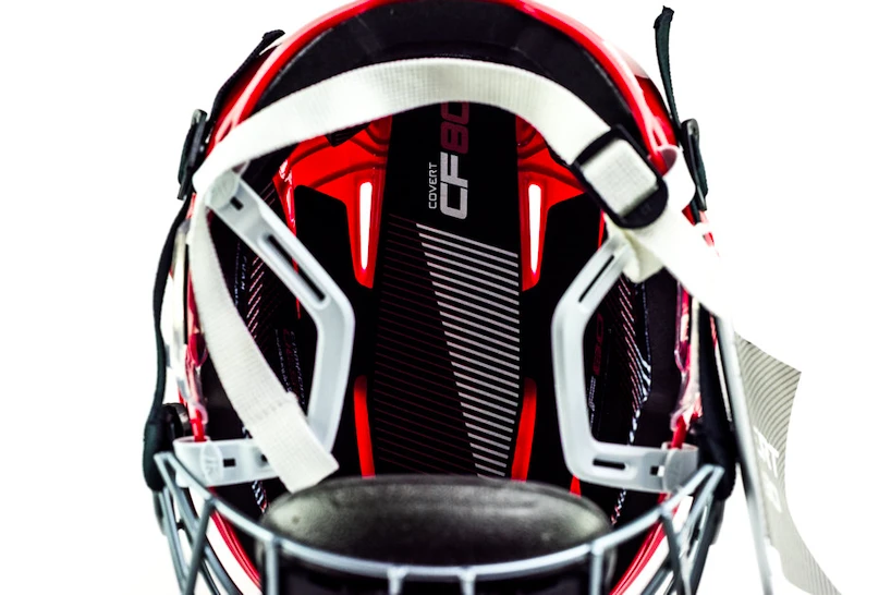IJshockeyhelm Warrior Covert CF 80 Combo Red Senior L