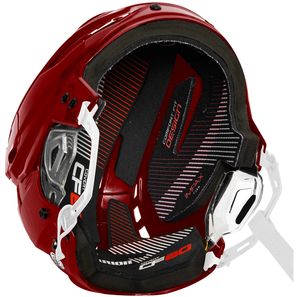 IJshockeyhelm Warrior Covert CF 80 Red Senior