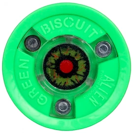 IJshockeypuck Green Biscuit Alien