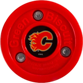 IJshockeypuck Green Biscuit Calgary Flames
