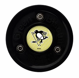 IJshockeypuck Green Biscuit Pittsburgh Penguins Black
