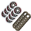 Inline wielen Tempish  Radical 84 mm 84A 8-Pack + ABEC 9 16-Pack