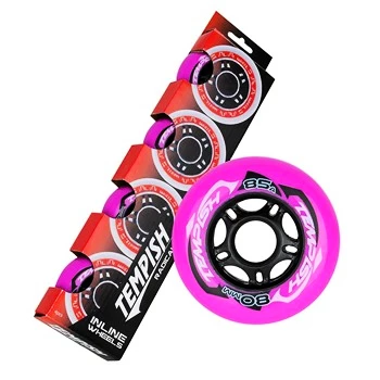 Inline wielen Tempish  RADICAL Color 80 mm 85A 4-Pack  Groen