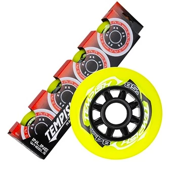 Inline wielen Tempish  RADICAL Color 84 mm 85A 4-Pack  paars