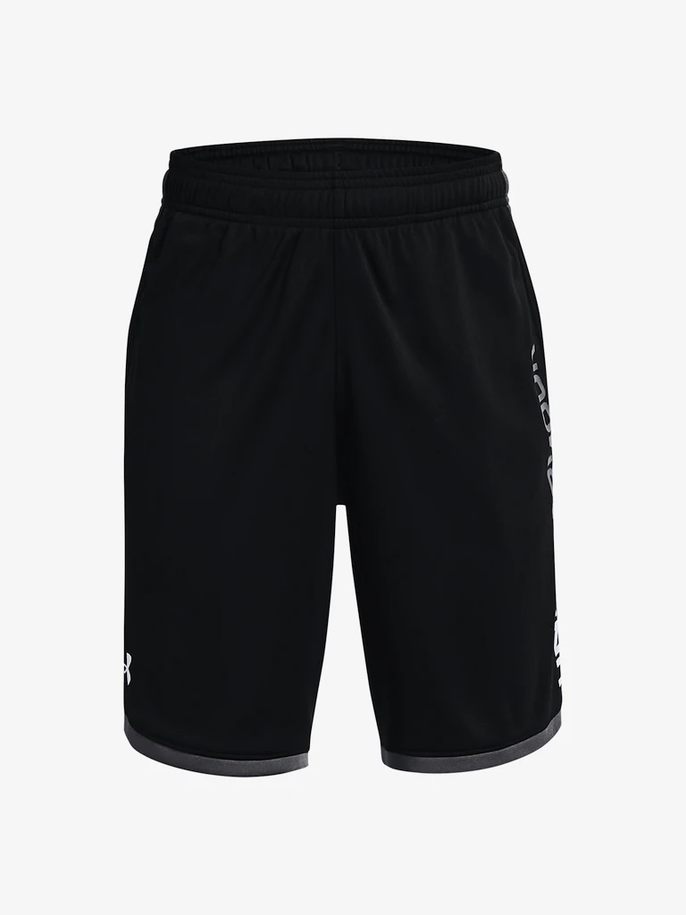 Jongens short Under Armour  Stunt 3.0 Shorts-BLK