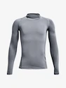 Jongens T-shirt Under Armour  HG Armour Mock LS-GRY XS