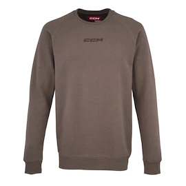 Kinder hoodie CCM Core Fleece Crew Major Brown