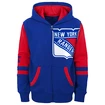 Kinder hoodie Outerstuff  FACEOFF FULL ZIP FLEECE HOODIE   NEW YORK RANGERS