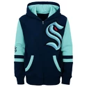 Kinder hoodie Outerstuff  FACEOFF FULL ZIP FLEECE HOODIE SEATTLE KRAKEN