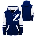 Kinder hoodie Outerstuff  FACEOFF FULL ZIP FLEECE HOODIE TAMPA BAY LIGHTNING