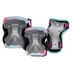 Kinder inline-beschermers Powerslide  Kids Pro Girls II Set Grey/Pink