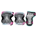 Kinder inline-beschermers Powerslide  Kids Pro Girls II Set Grey/Pink