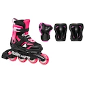 Kinder inlineskates Rollerblade  Microblade Combo Black/Pink  EUR 36,5-40,5