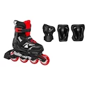 Kinder inlineskates Rollerblade  Microblade Combo Black/Red