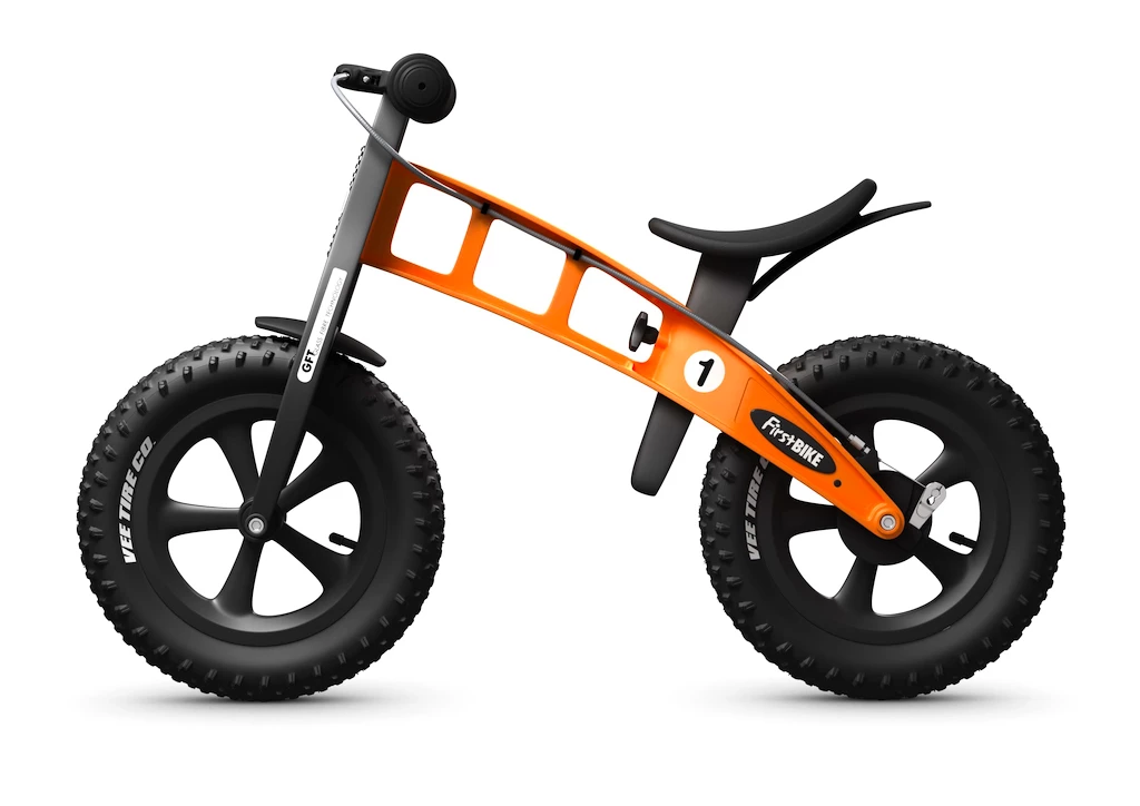 Kinder loopfiets FirstBike  FAT Edition Orange