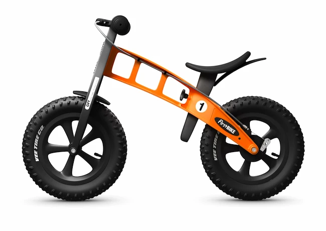 Kinder loopfiets FirstBike  FAT Edition Orange