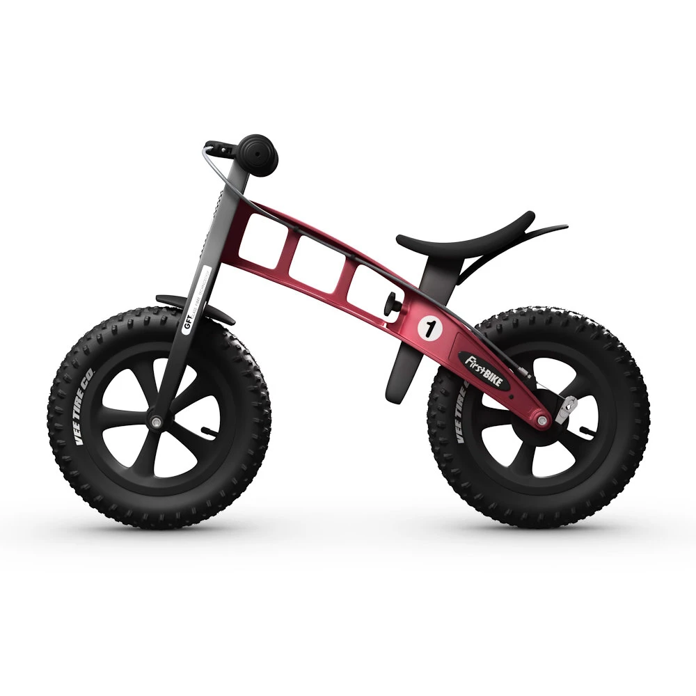 Kinder loopfiets FirstBike  FAT Edition Red