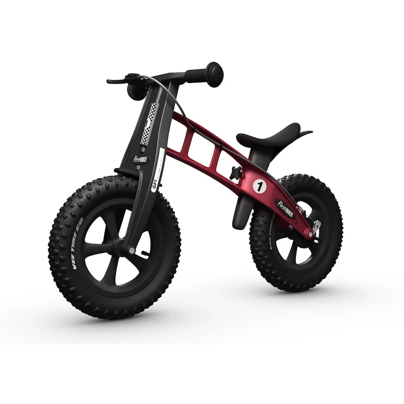 Kinder loopfiets FirstBike  FAT Edition Red