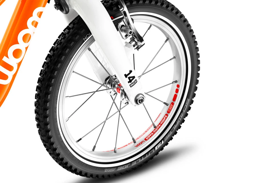Kinder loopfiets Woom 1 Plus 14" Orange
