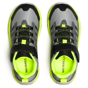 Kinder outdoorschoenen Merrell Moab Speed 2 Low A/C Grey/Black/Citron