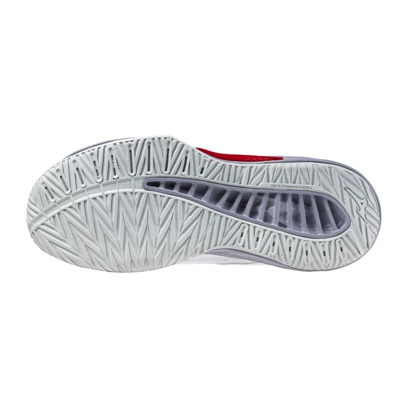 Kinder sportschoenen voor binnen Mizuno  Lightning Star Z7 Jr. White/Salsa  EUR 40,5