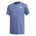 Kinder T-shirt adidas B Club 3STR Tee Blue 128 cm