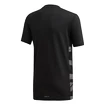 Kinder T-shirt adidas B Escouade Tee Black