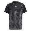 Kinder T-shirt adidas Boys Freelift Printed T-Shirt Black